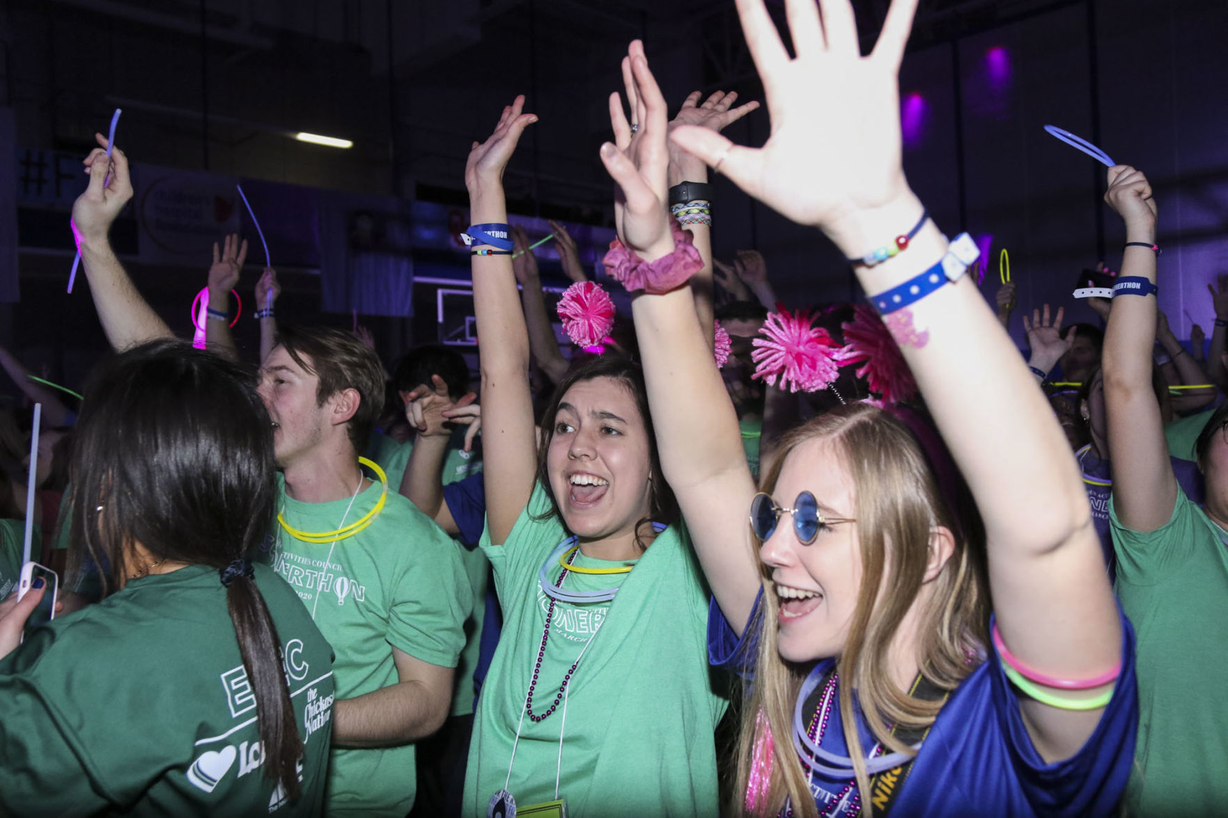 Students dance
